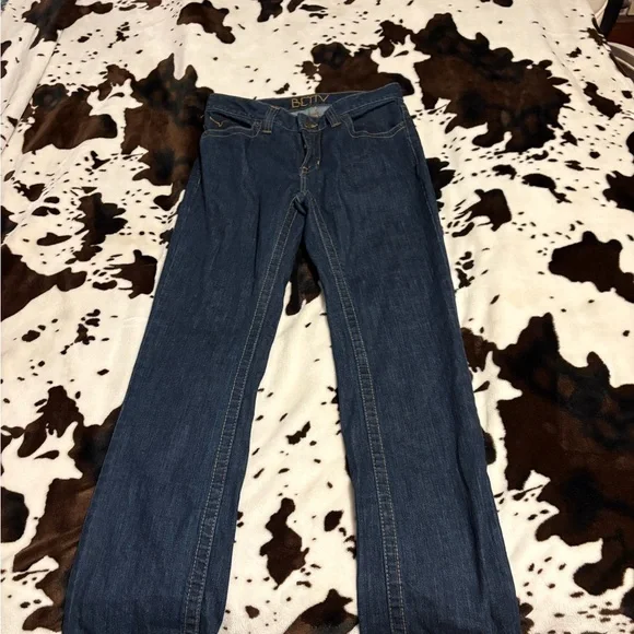 Kimes Ranch Dark Blue Flare Jeans - Picture 2 of 2